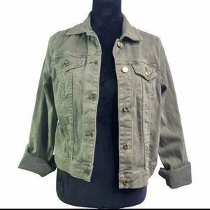 Michael Kors Cropped Denim Jacket